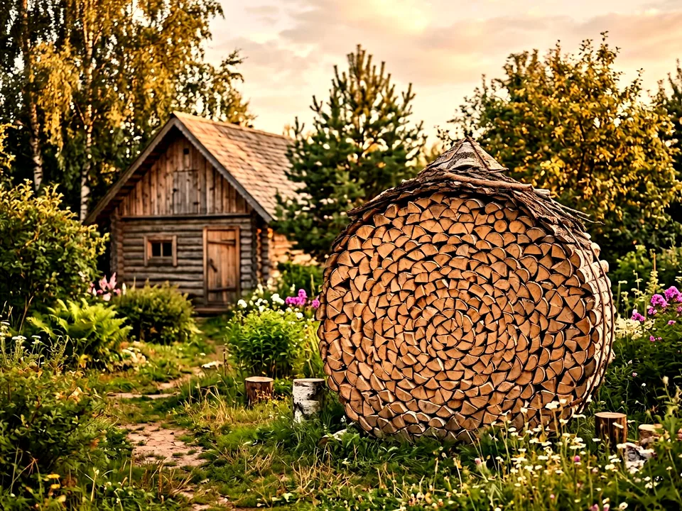 Дуб + укладка в дровник, Волоколамск, улица Речная, 6